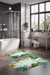 Mijölnir Juego de alfombrillas de baño CT-5305 Multicolor